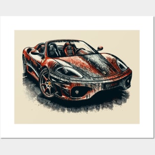 Ferrari 360 spider Posters and Art